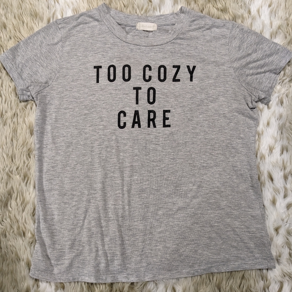 Altard State Grey Too Cozy Shirt Size Large